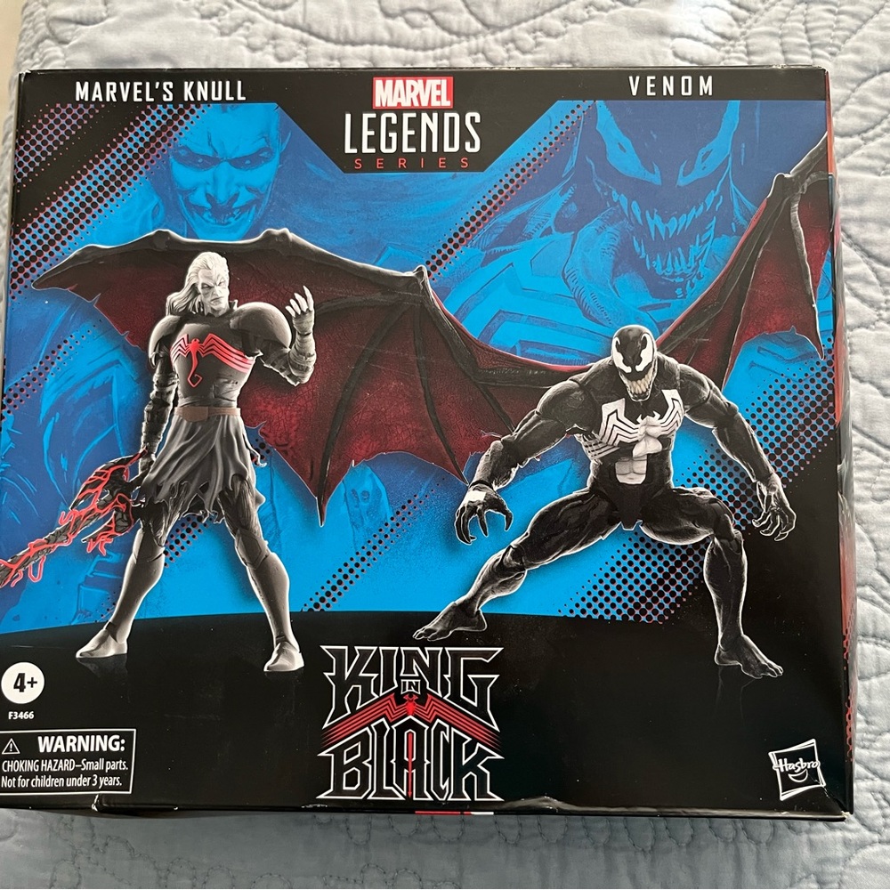 Marvel Legends Series King in Black Knull and Venom Figures